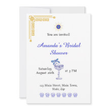 Etwas Blaues und Griechischer Brautjungfern-Abschi