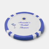 Etwas Blaues und Griechisches Brautbad Pokerchips (Einzeln)