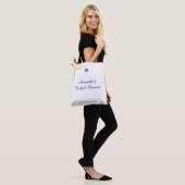 Etwas Blaues und Griechisches Brautbad Tasche (Am Model)