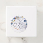 Etwas Blaues vor dem Braut-Shower mit Blumen zur H Geschenkanhänger (Beispiel)