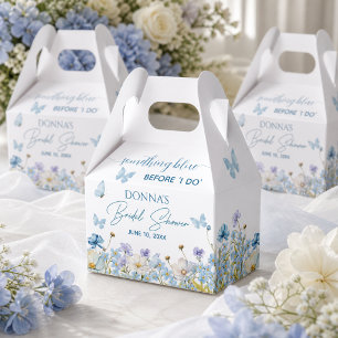 Etwas Blaues vor dem Jawort: Florale Hochzeitsdusc Geschenkschachtel