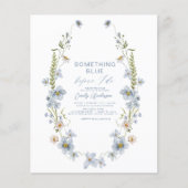 Etwas Blaues vor der Einladung Flyer (Vorne)