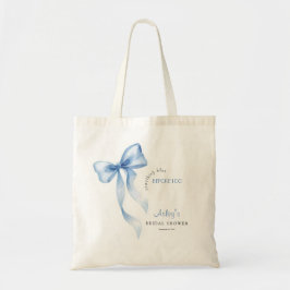 Etwas Blaues vor meiner Bridal Shower Tragetasche