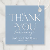 Etwas Blaues vor meiner Hochzeit - Brautdusche Geschenkanhänger (Rückseite)