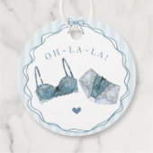 Etwas Blaues Wäsche Dusche Junggesellinnenparty Geschenkanhänger (Rückseite)