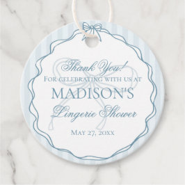 Etwas Blaues Wäsche Dusche Junggesellinnenparty Geschenkanhänger