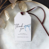 Etwas Blue Bow Tying Brautparty-Geschenk-Tag Geschenkanhänger