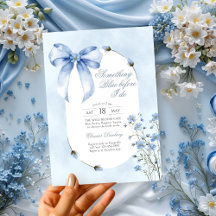 Etwas Blue Bow und Wildblume Brautparty