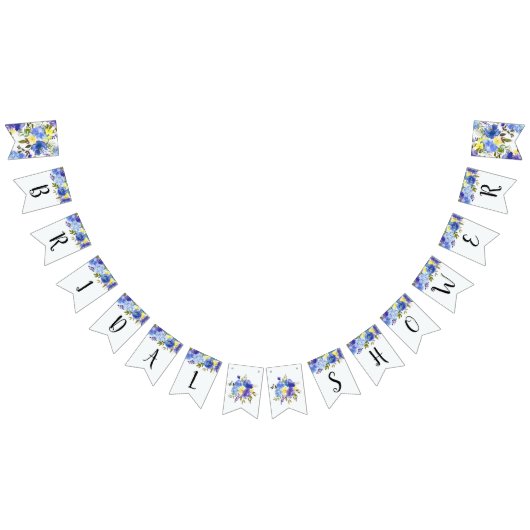 Etwas Blue Brautparty Banner Watercolor (Alle)