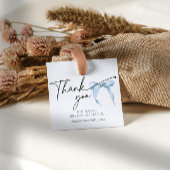 Etwas Blue Brautparty Bow Vielen Dank Geschenkanhänger