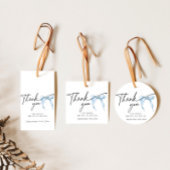 Etwas Blue Brautparty Bow Vielen Dank Geschenkanhänger