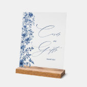 Etwas Blue Brautparty Cards and Gifts Acrylschild (Winkel)