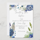 Etwas Blue Brautparty laden ein Einladung (Vorderseite)
