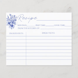 Etwas Blue Brautparty Rezept Cards