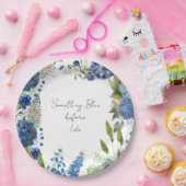 Etwas Blue Brautparty Teller (Party)