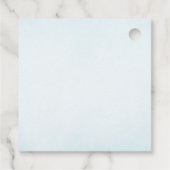 Etwas Blue Brautparty Vielen Dank Geschenkanhänger (Rückseite)