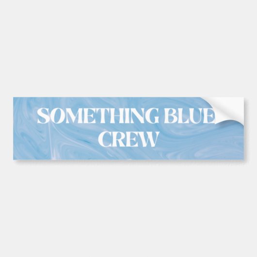 Etwas Blue Crew Sticker Autoaufkleber (Vorne)