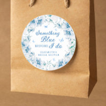 Etwas Blue Elegant Brautparty