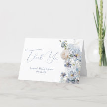 Etwas Blue Floral Brautparty