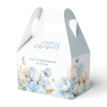 Etwas Blue Floral Gold Polterabend