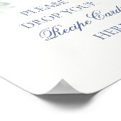 Etwas Blue Floral Hydrangea gemeinsam ein Rezept Poster (Ecke)