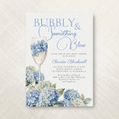 Etwas Blue Hydrangea Bridal Dusche Einladung
