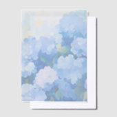 Etwas Blue Hydrangeas Malerei Hochzeit Pergament Einladungen (Versetzt)