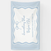 Etwas Blue Junggeselinnen-Abschied Willkommen Banner (Vertikal)