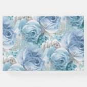 Etwas Blue Wedding Collection Gästebuch (Rückseite)