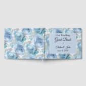 Etwas Blue Wedding Collection Gästebuch (Voll)