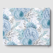 Etwas Blue Wedding Collection Gästebuch (Rückseite)