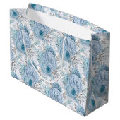 Etwas Blue Wedding Collection Große Geschenktüte (Rückseite Schrägansicht)