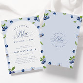 Etwas Blueberry Bridal Dusche Einladung