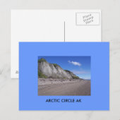 etwas Blumenstrauß, ARCTIC CIRCLE AK Postkarte (Vorne/Hinten)