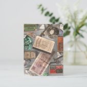 ETWAS BORROWED POSTKARTE (Stehend Vorderseite)