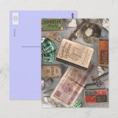 ETWAS BORROWED POSTKARTE (Vorne/Hinten)