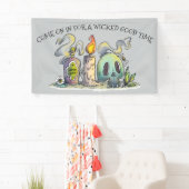 Etwas böse Halloween-Party-Fahne Banner (Insitu)