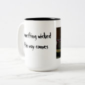 Etwas böse Schale Zweifarbige Tasse (Vorderseite Links)