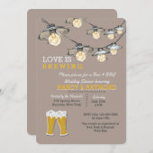 Etwas braut die 2 Polterabend-Einladung Einladung (Vorne/Hinten)