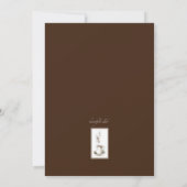 Etwas braut sich zusammen Tee- (oder Kaffee-) Part Einladung (Rückseite)
