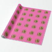 Etwas brodelt Hot Pink Hot Geschenkpapier (Ungerollt)