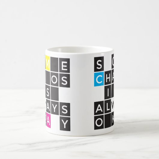 Etwas Chaos ist immer okay Tasse (Mittel)