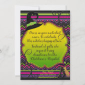 Etwas, das auf diese Art und Weise zerstört wird,  Einladung (Rückseite)