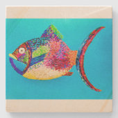 Etwas, das die Trinkküste bekommt Steinuntersetzer (Vorderseite)