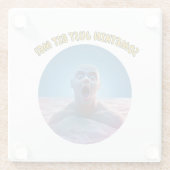 Etwas, das mich nur bittet! glasuntersetzer (Rückseite)