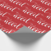 Etwas, das Sie für ein Urlaubspapier brauchen Geschenkpapier (Ecke)