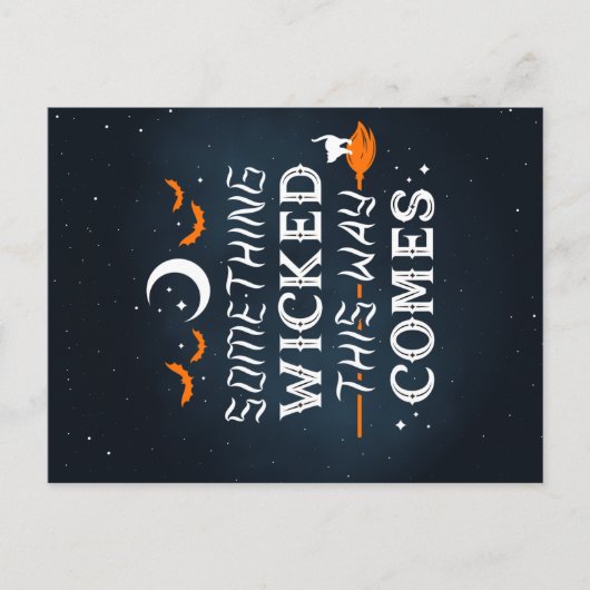 Etwas, das so geknackt ist, kommt auf Postkarte (Vorderseite)