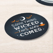 Etwas, das so geknackt wird, kommt von den Unterse Runder Pappuntersetzer (Angewinkelt)