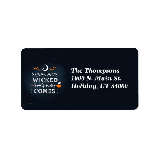 Etwas, das so gelähmt ist, kommt zur Rücksendeadre Adressaufkleber (Vorne)