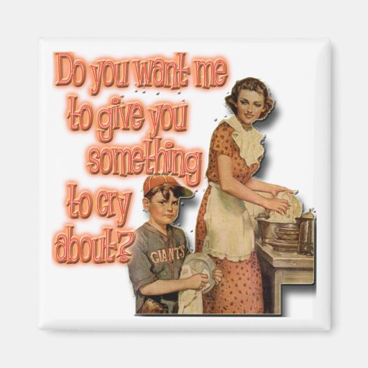 Etwas, das über Magnet weint (Vorne)